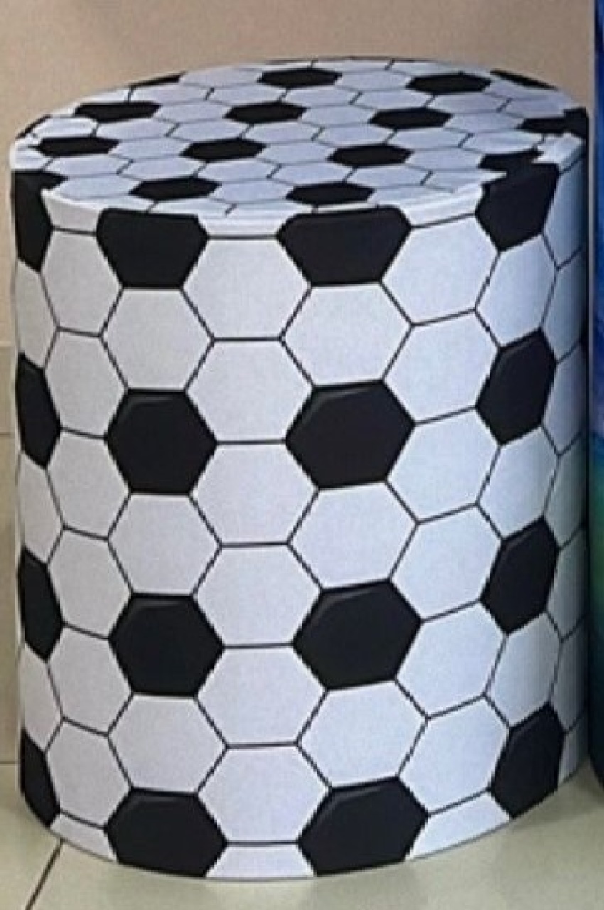 Capa Sublimada Cilindro Pequeno Futebol Bola - Selminha Lokfest