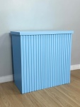 Mesa Cômoda Ripada Azul Claro Mdf (80Cm) - imagem 2