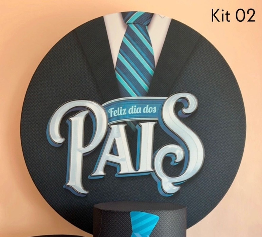 Capa Sublimada Painel Dia dos Pais Kit 02 (1,50M) - Selminha Lokfest