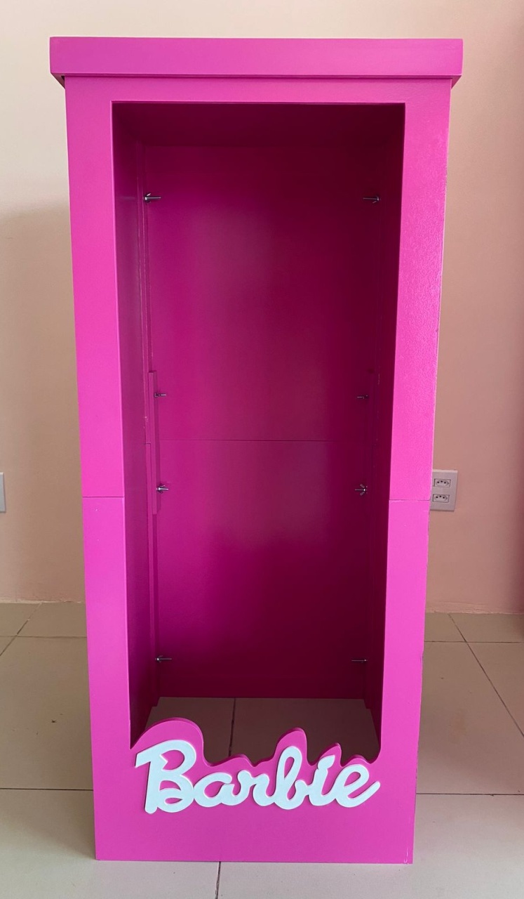 Caixa da Barbie Infantil (1.20 Alt) - Selminha Lokfest