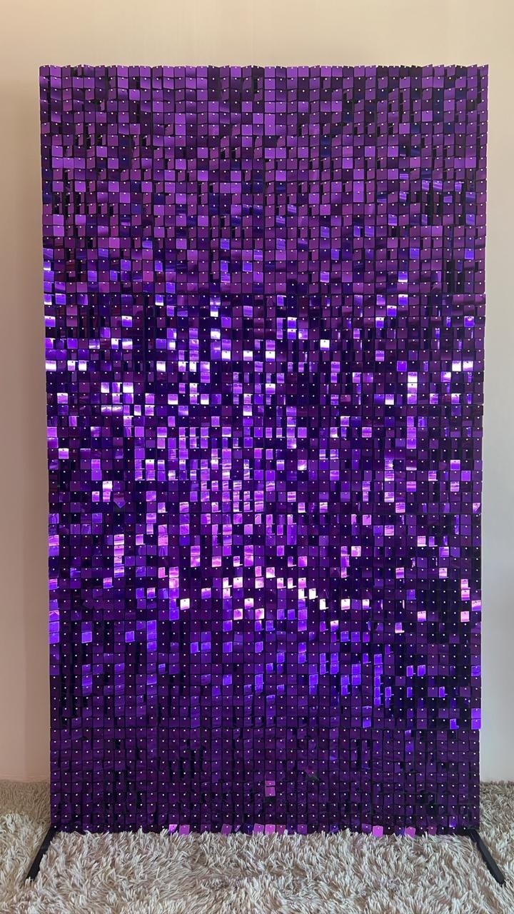 Painel Mágico Roxo (Tam 2.10X1.20) - Selminha Lokfest