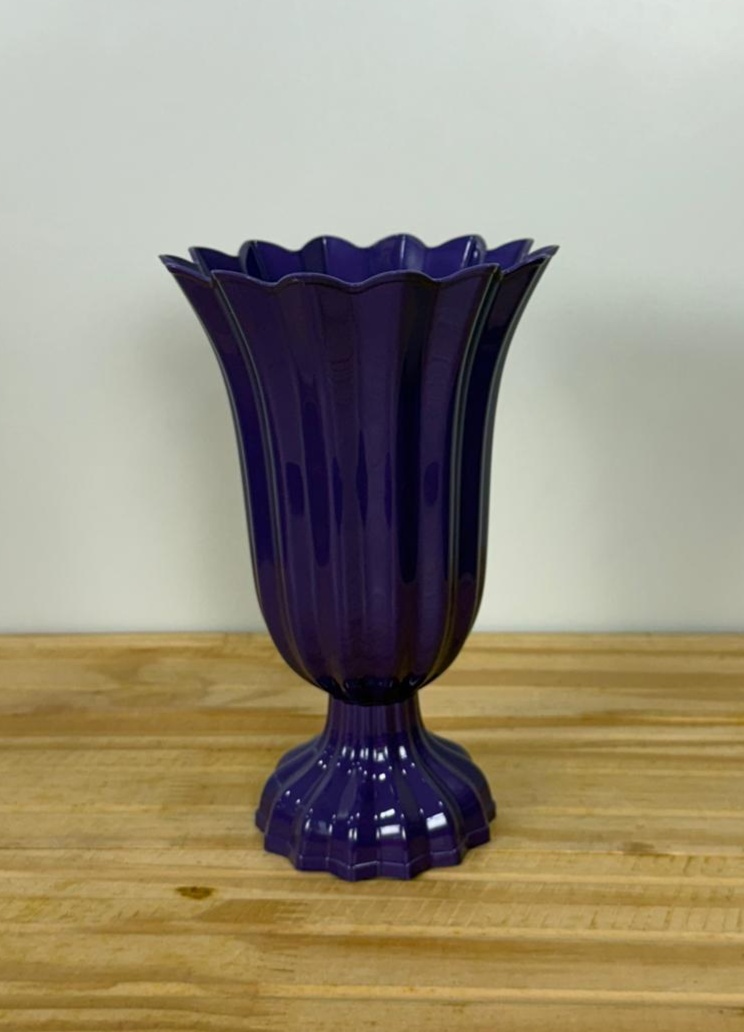 Vaso Popi Pequeno Roxo (18.5Cm) - Selminha Lokfest