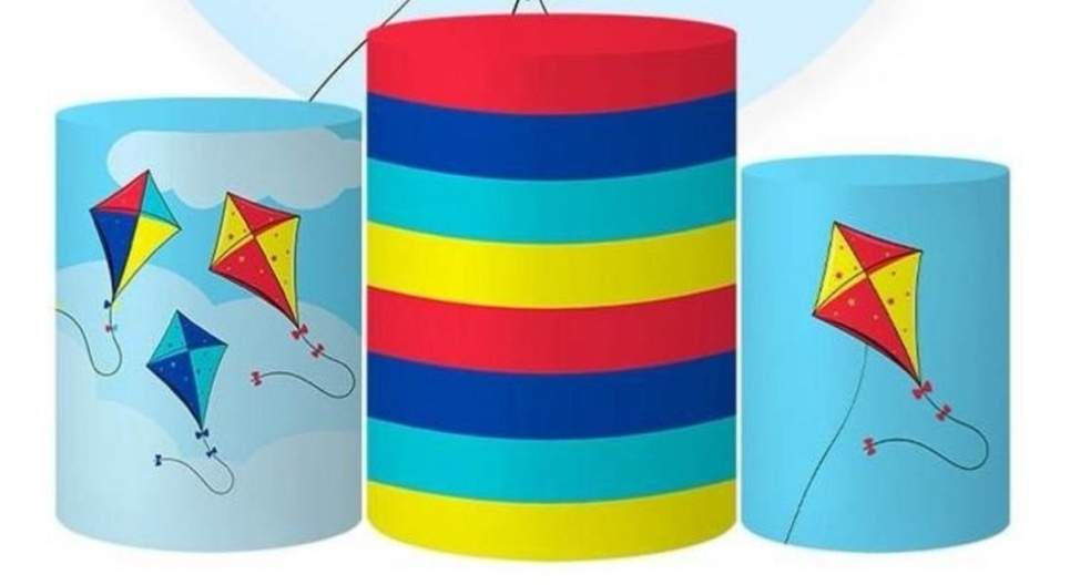 Trio Capas de Cilindros Sublimadas Pipas - Selminha Lokfest