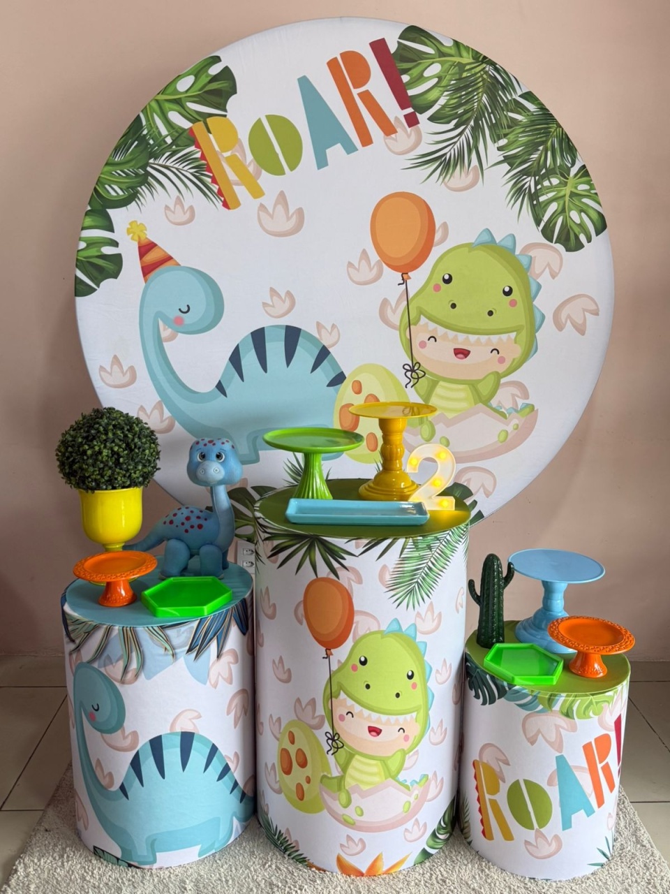 Kit Divertido Dino Baby - Selminha Lokfest