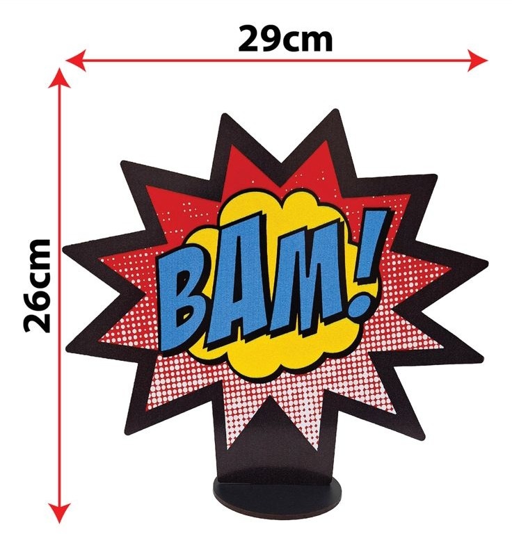 Display de Mesa Mdf Herói Bam! - Selminha Lokfest