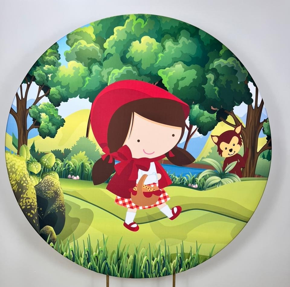 Capa Sublimada Painel Chapeuzinho Vermelho (1,50M) - Selminha Lokfest