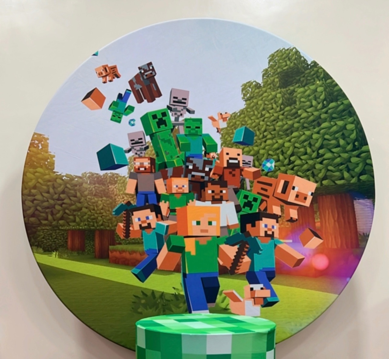 Capa Sublimada Painel Minecraft (1,50M) - Selminha Lokfest
