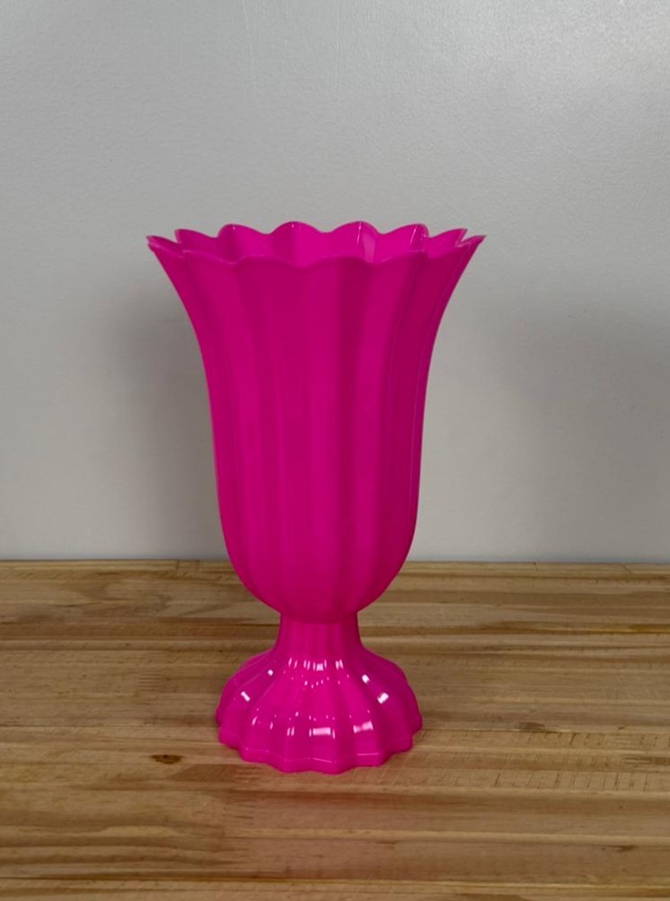 Vaso Popi Pequeno Pink (18.5Cm) - Selminha Lokfest
