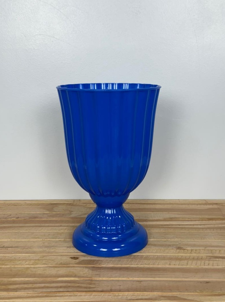 Vaso Dubai Azul Royal (21Cm) - Selminha Lokfest