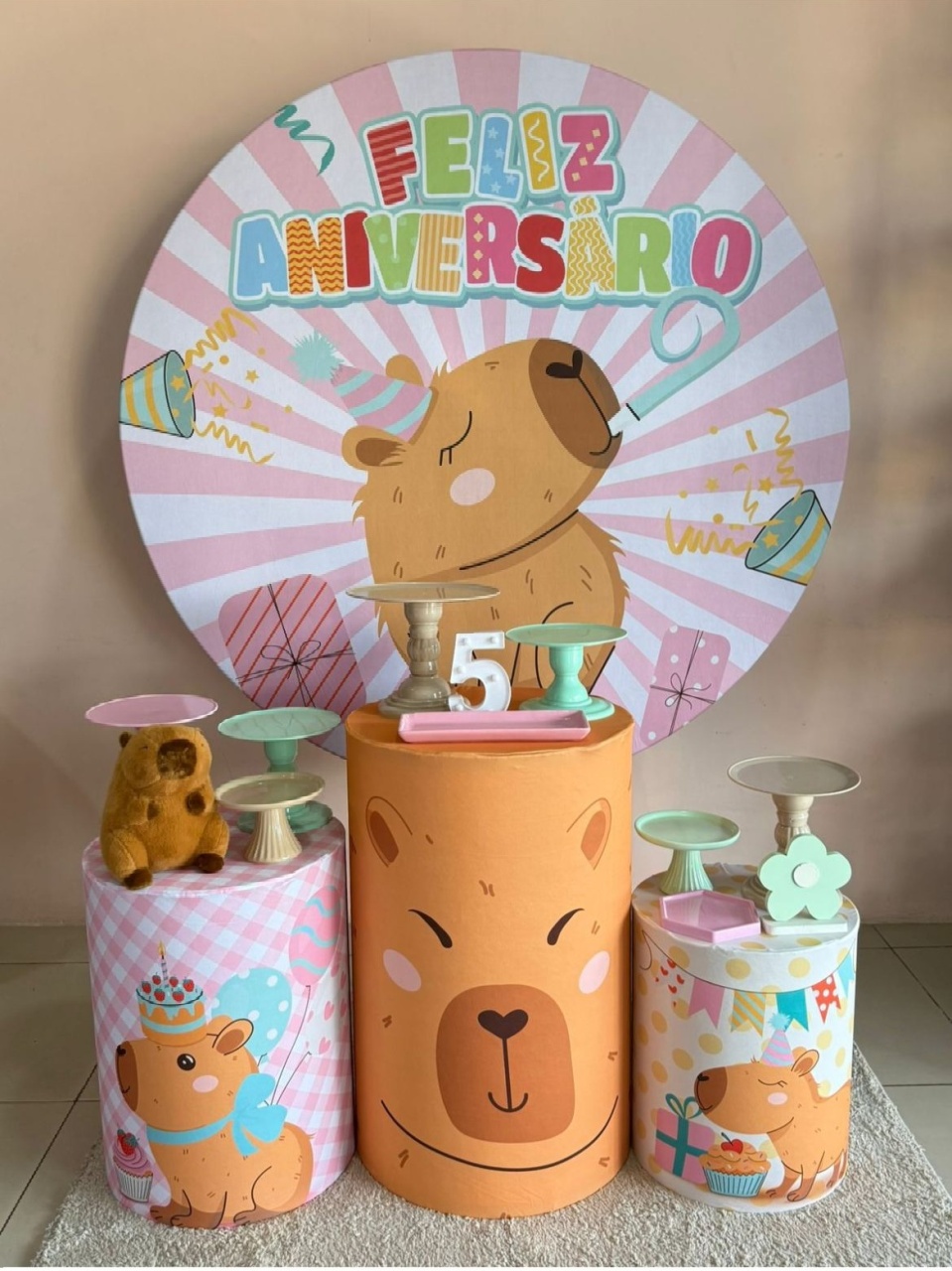 Kit Divertido Capivara - Selminha Lokfest