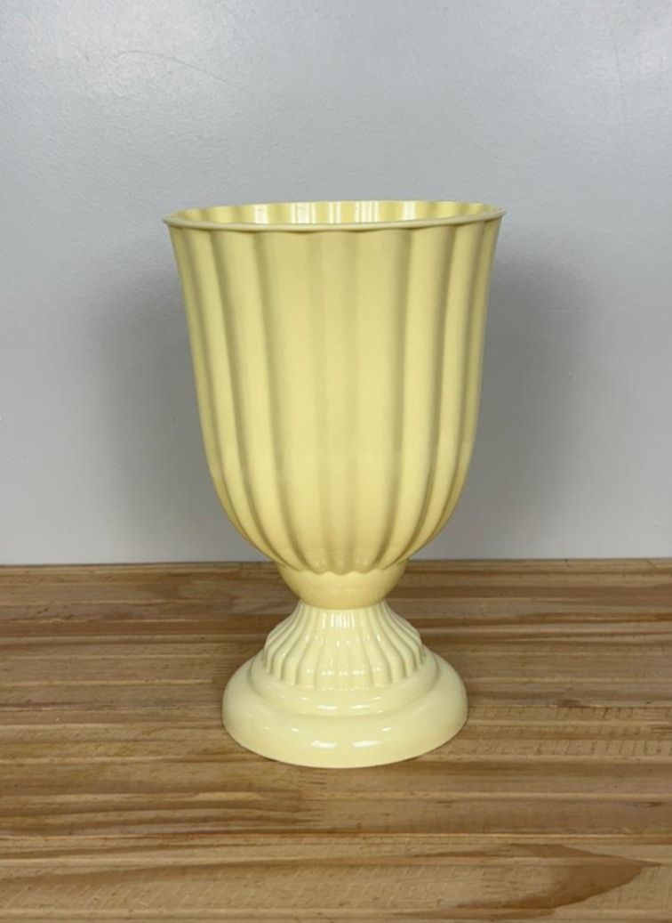 Vaso Dubai Amarelo Candy (21Cm) - Selminha Lokfest