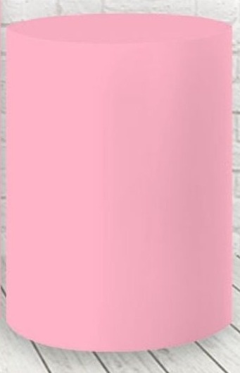 Capa Cilindro Pequena Rosa Bebê - Selminha Lokfest