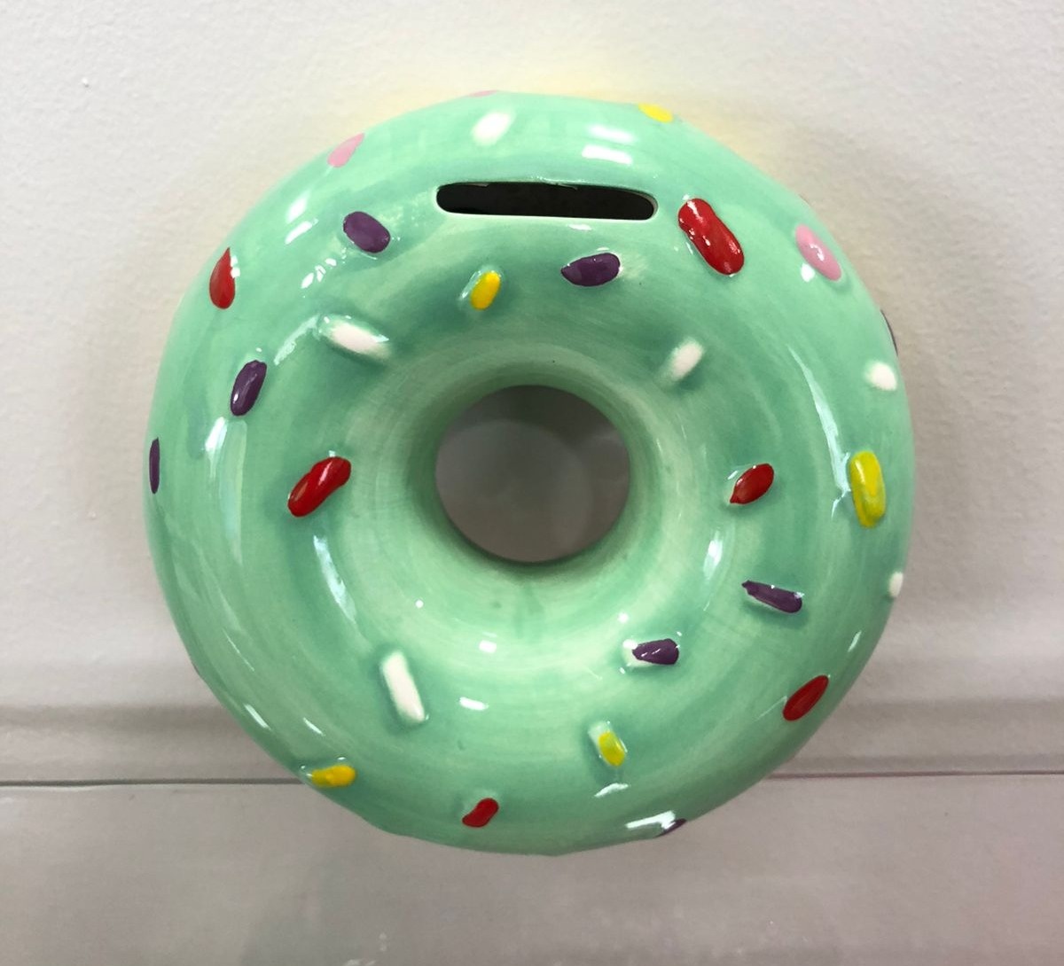 Donuts Verde Cerâmica - Selminha Lokfest