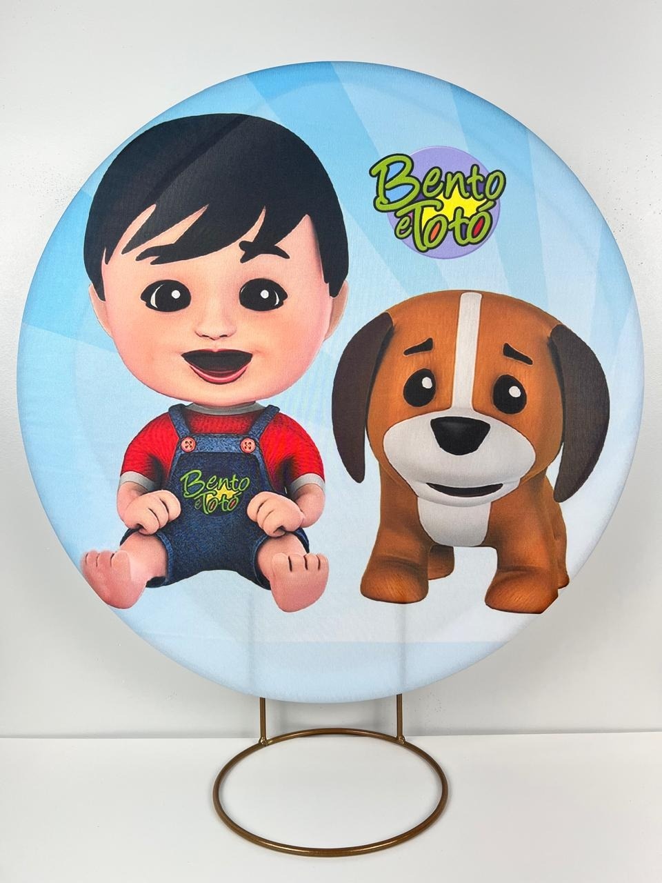 Capa Sublimada Mini Painel Bento E Totó (50Cm) - Selminha Lokfest