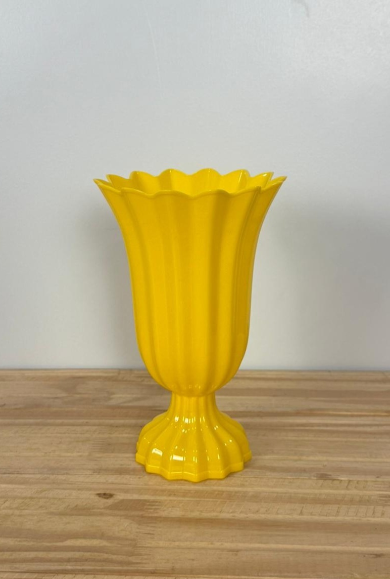 Vaso Popi Pequeno Amarelo (18.5Cm) - Selminha Lokfest