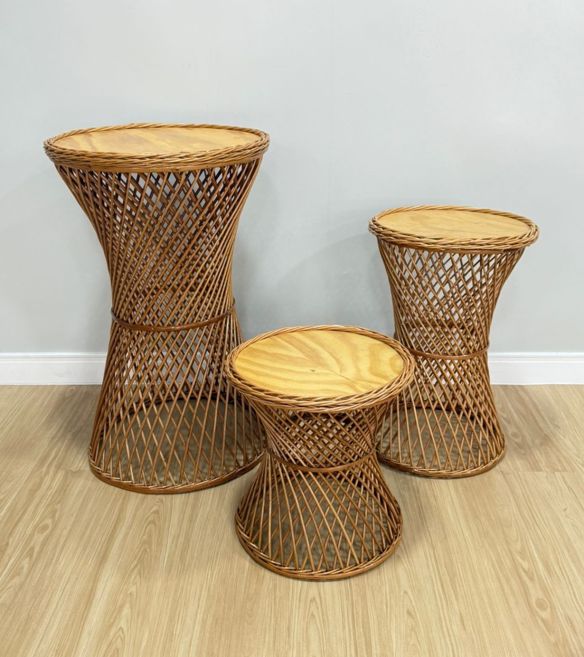 Trio Mesa Cinturinha de Vime Slim - Selminha Lokfest
