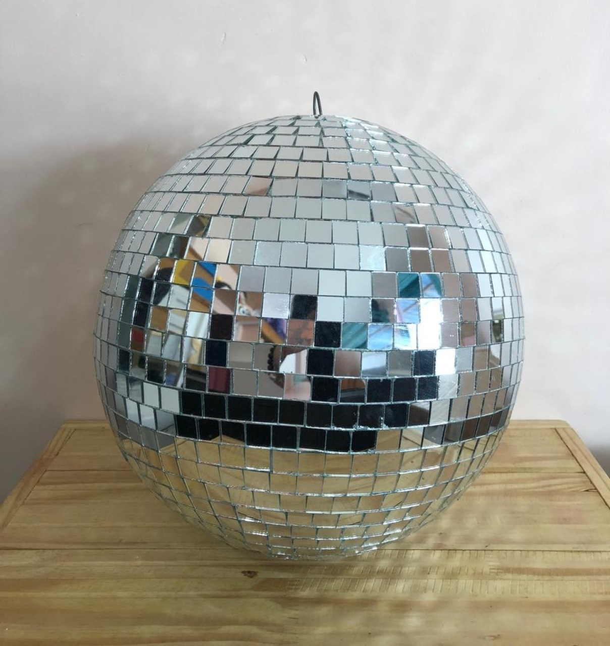 Globo Espelhado Médio (25Cm)  - Selminha Lokfest