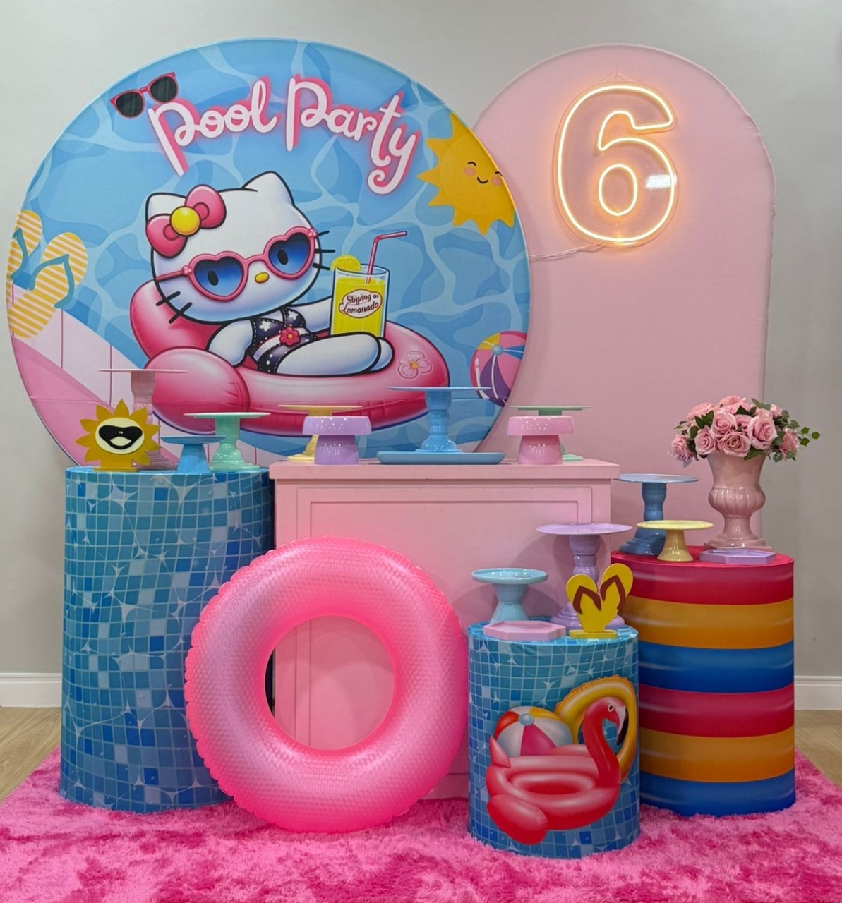 Kit Festa Show Hello Kitty Pool Party - Selminha Lokfest