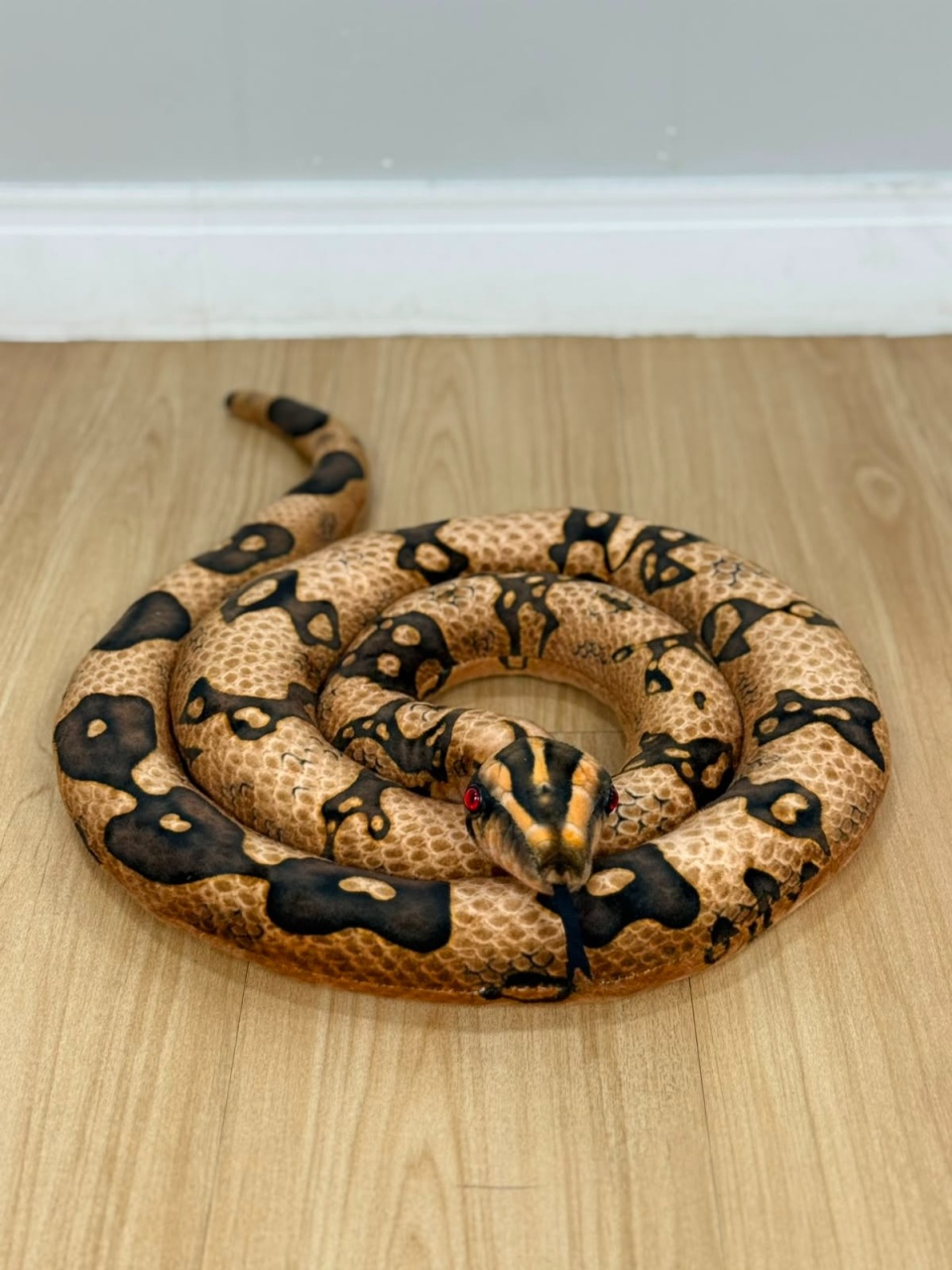 Cobra de Pelúcia Grande Realista Píton Anaconda Snake - Selminha Lokfest
