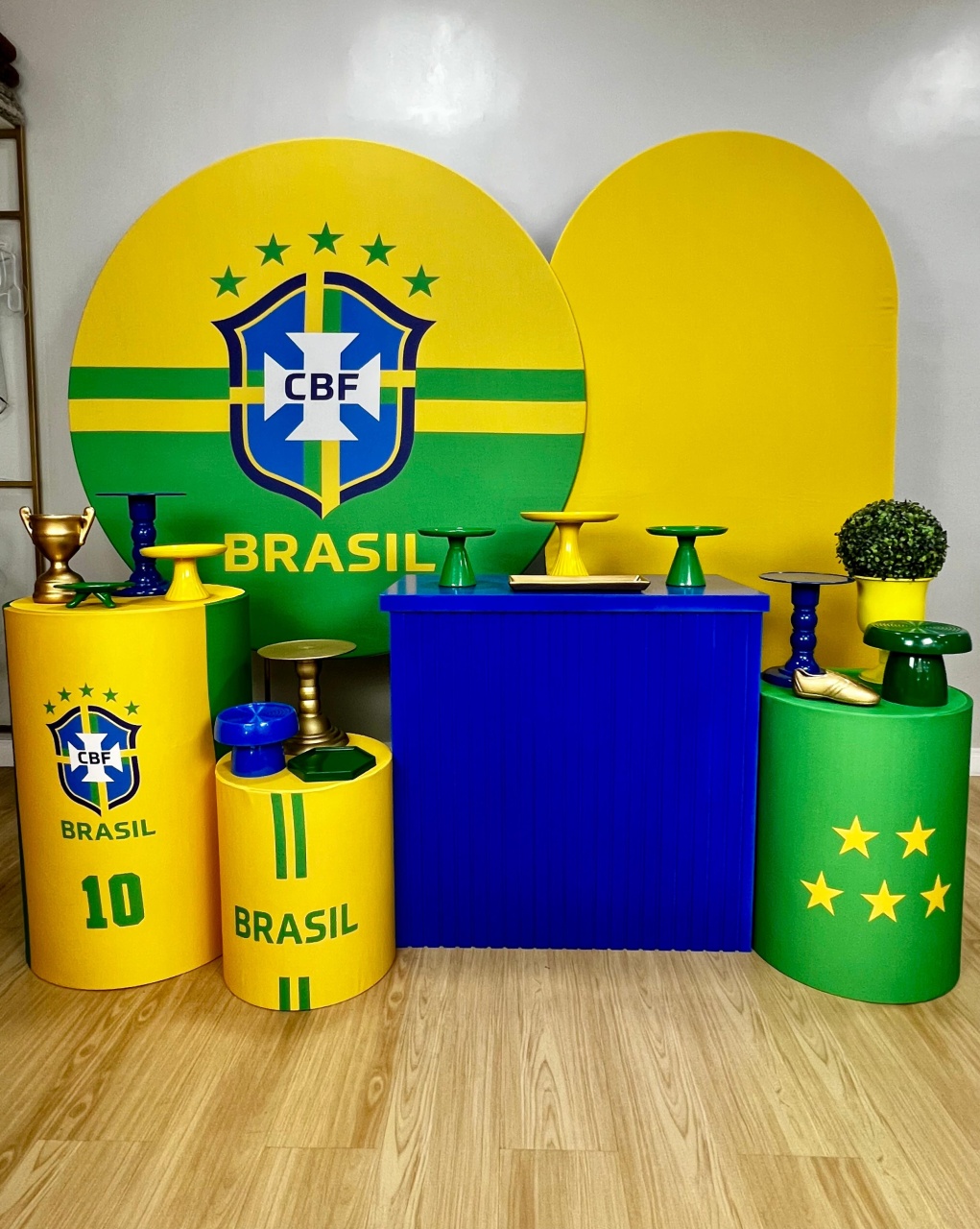 Kit Festa Show Brasil 01 (Amarelo) - Selminha Lokfest