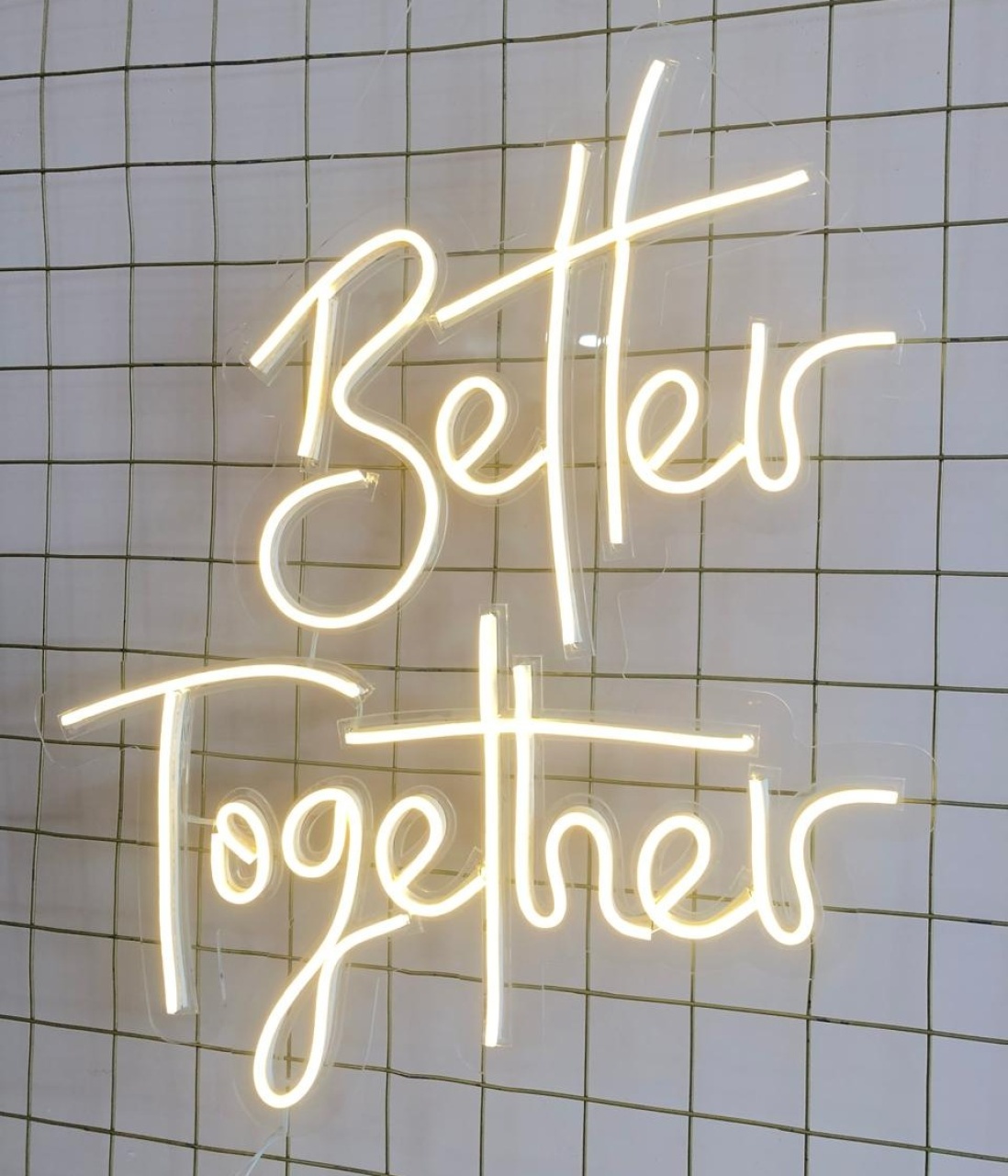 Better Together Led Branco Quente (54X45Cm) - Selminha Lokfest