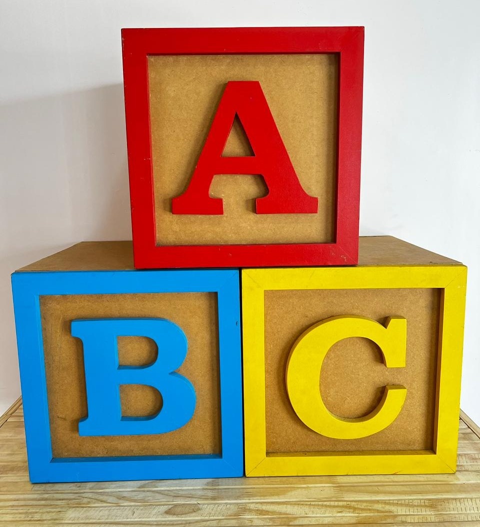 Cubos Abc (Tam 30X30) - Selminha Lokfest