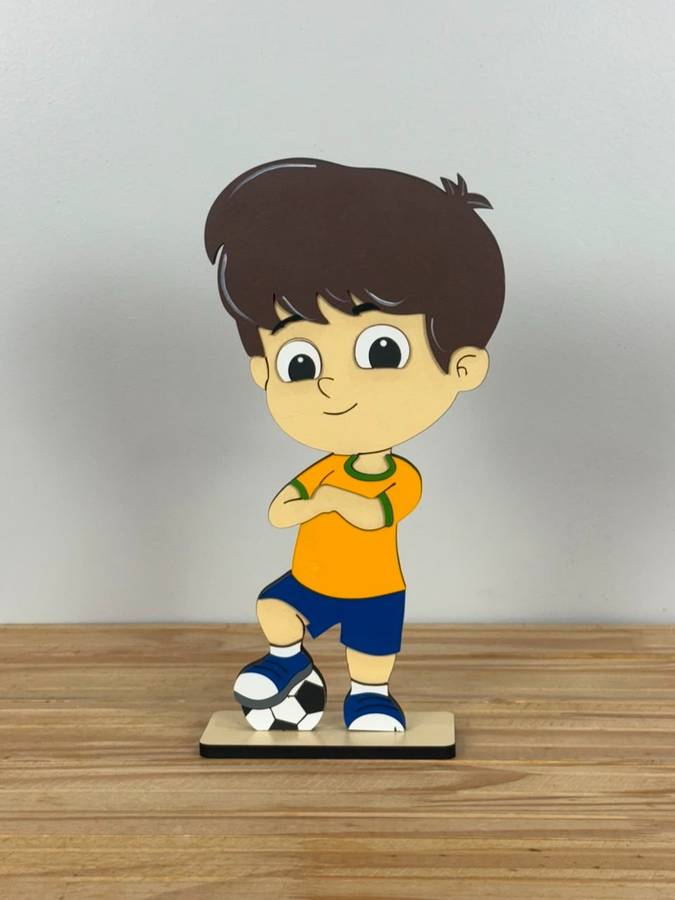 Display de Mesa Mdf Jogador de Futebol - Selminha Lokfest