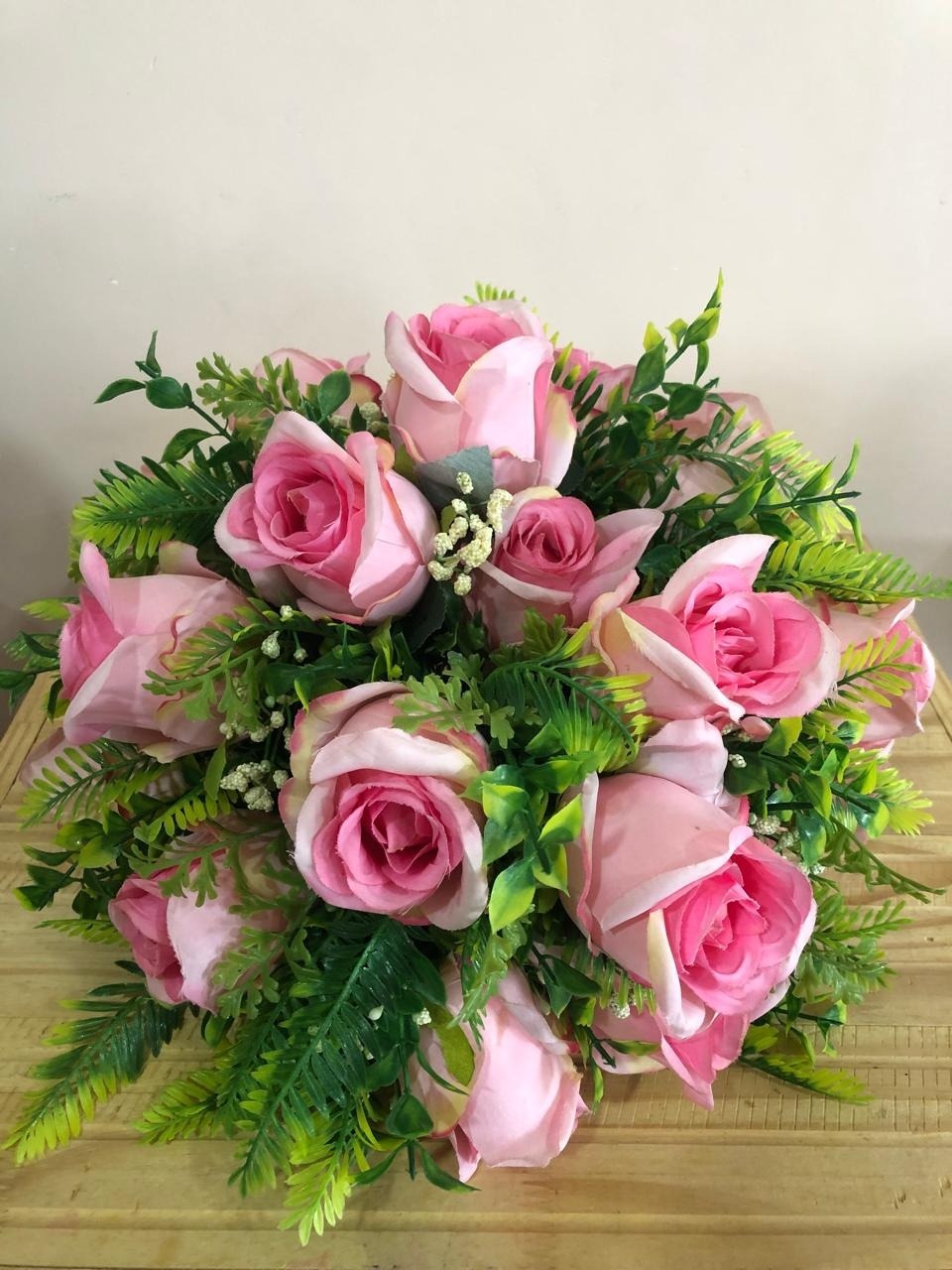 Buquê de Flores Rosa - Selminha Lokfest