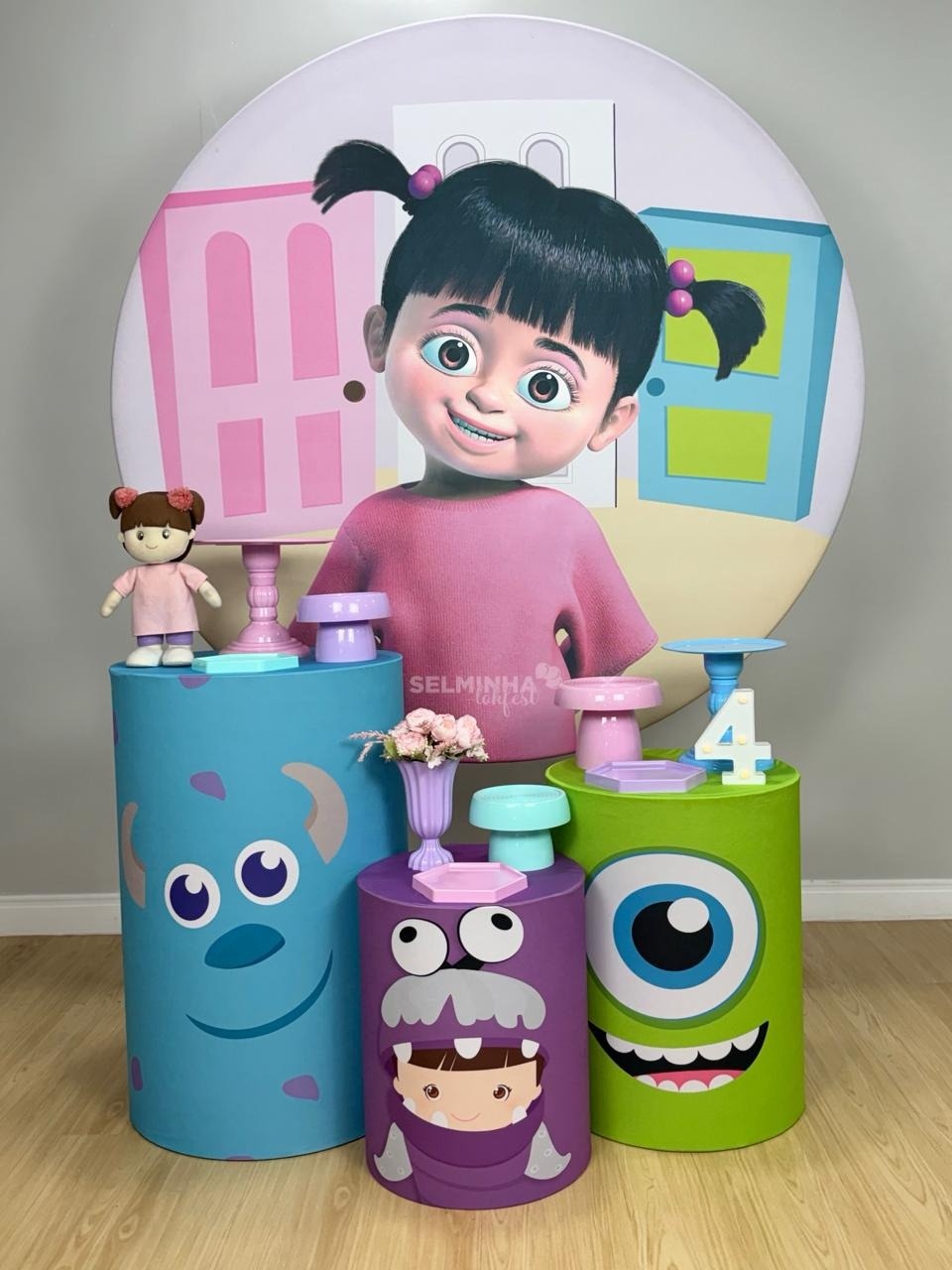 Kit Divertido Boo Monstros S.a - Selminha Lokfest
