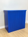Mesa Cômoda Ripada Azul Royal Mdf (80Cm) - imagem 3
