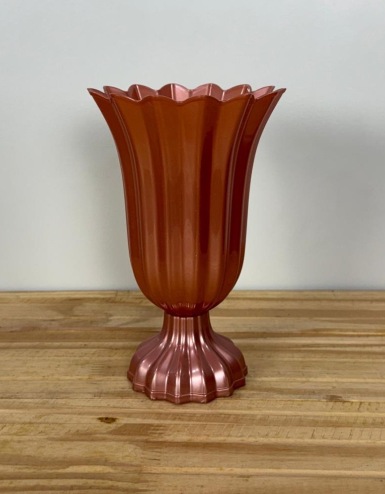 Vaso Popi Pequeno Rose (18.5Cm) - Selminha Lokfest