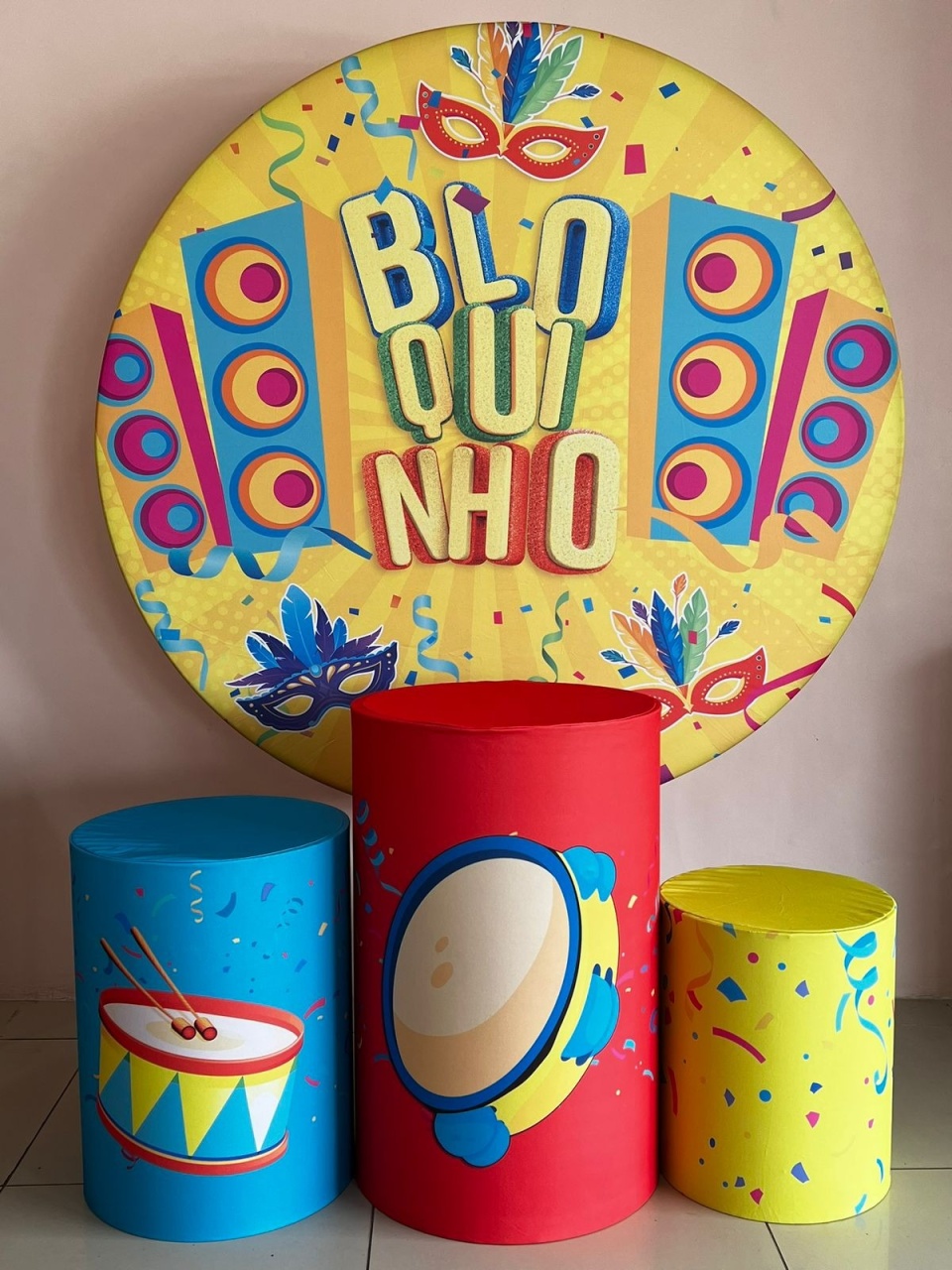 Kit Sublimado 4 Pçs Carnaval Bloquinho 02 - Selminha Lokfest