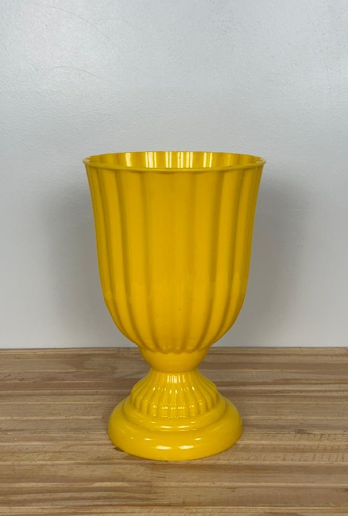 Vaso Dubai Amarelo (21Cm) - Selminha Lokfest