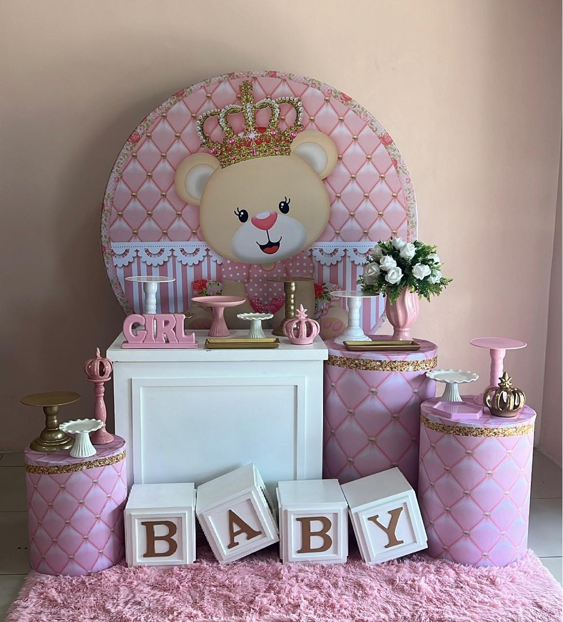Kit Celebração Ursinha Princesa - Selminha Lokfest