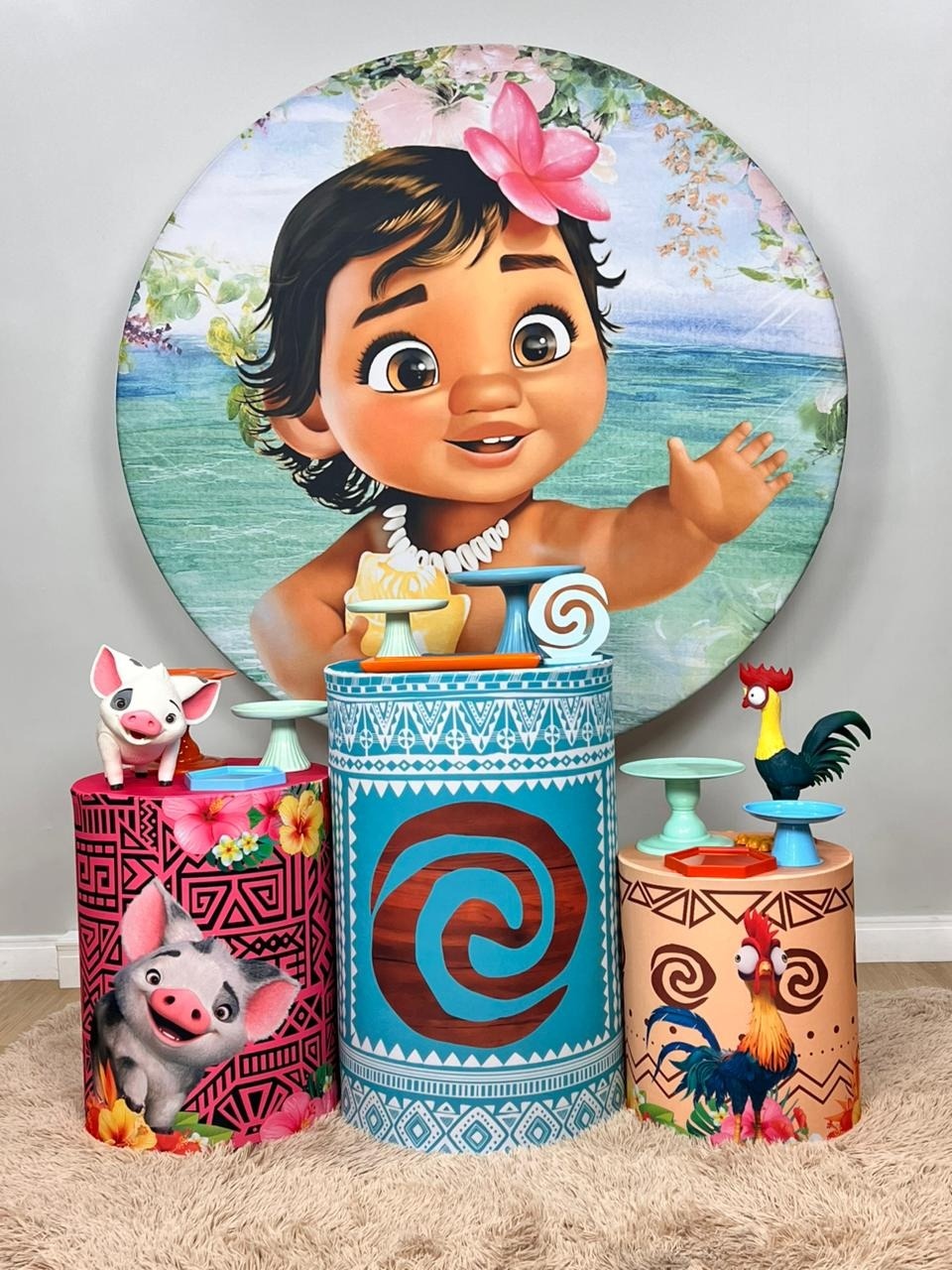 Kit Divertido Moana Baby - Selminha Lokfest
