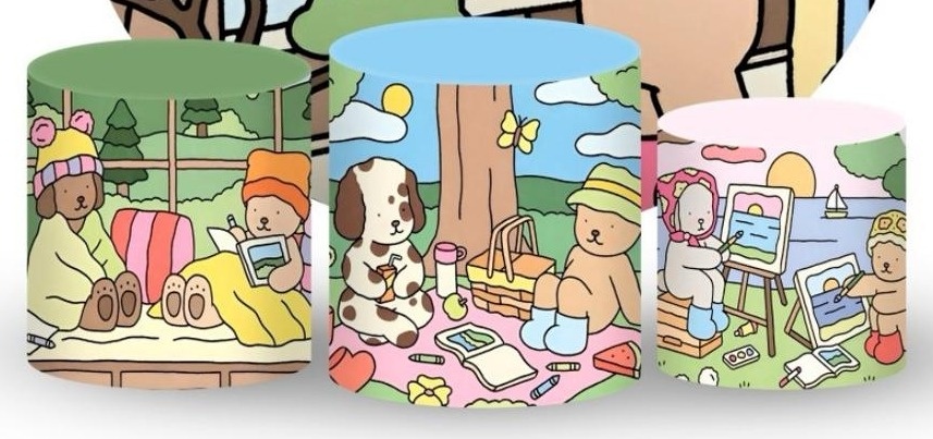 Trio Capas de Cilindros Sublimadas Bobbie Goods - Selminha Lokfest