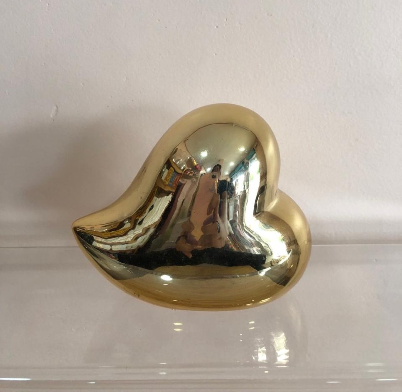 Coração Pequeno Dourado (11Cm) - Selminha Lokfest