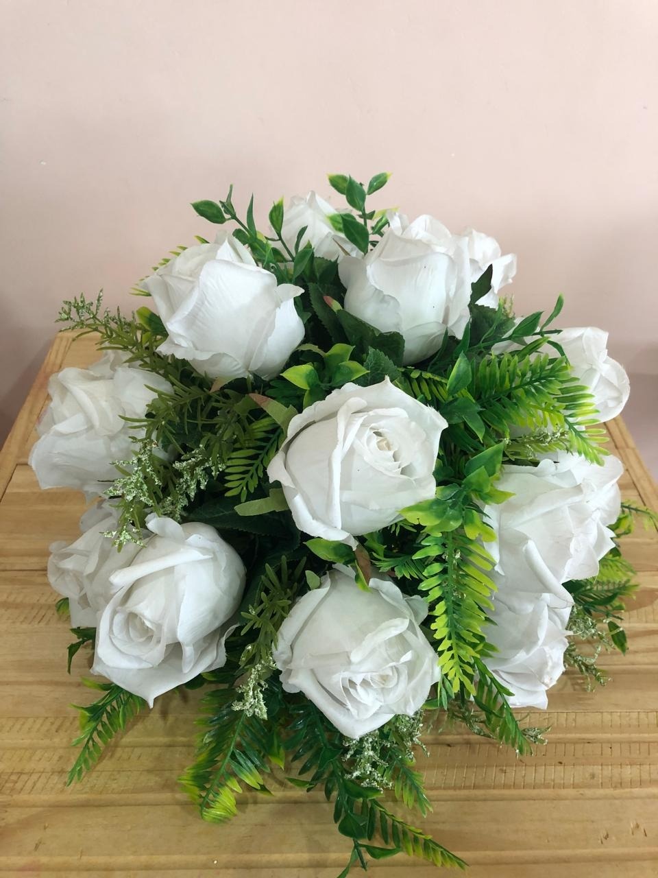 Buquê de Flores Brancas - Selminha Lokfest