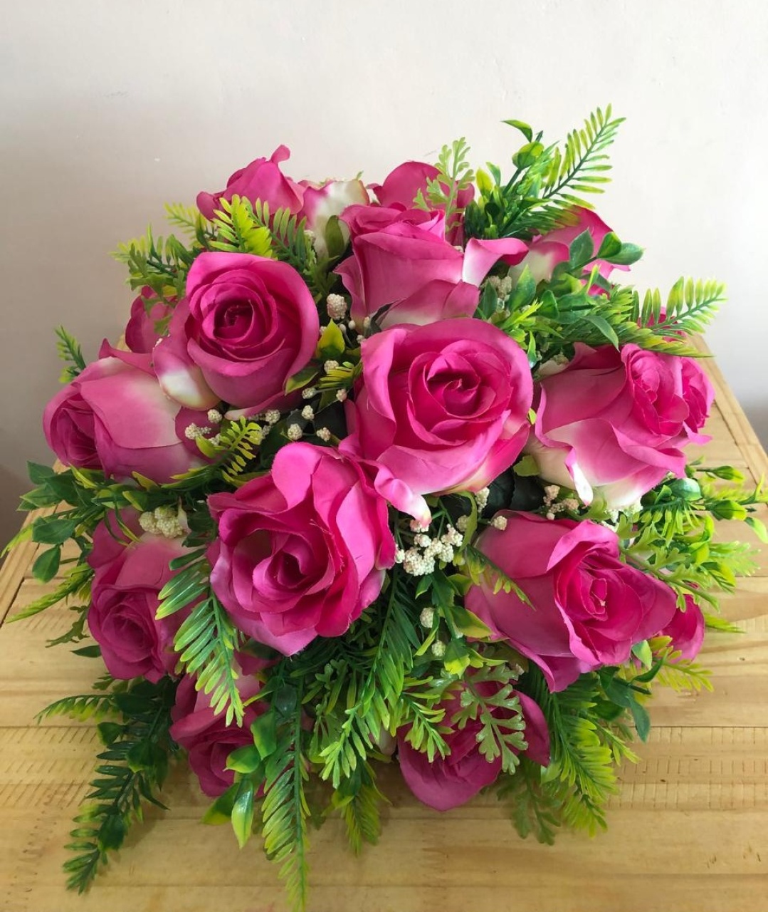 Buquê de Flores Pink - Selminha Lokfest