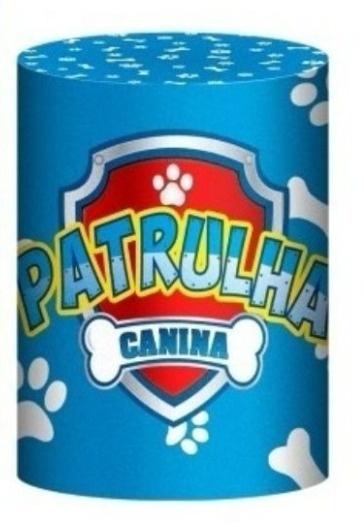 Capa Cilindro Sublimada Pequena Patrulha Canina - Selminha Lokfest