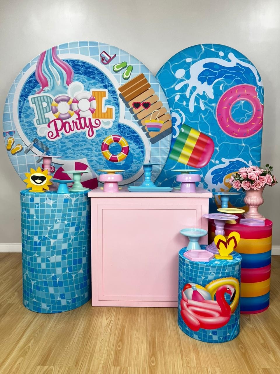 Kit Festa Show Pool Party Menina - Selminha Lokfest