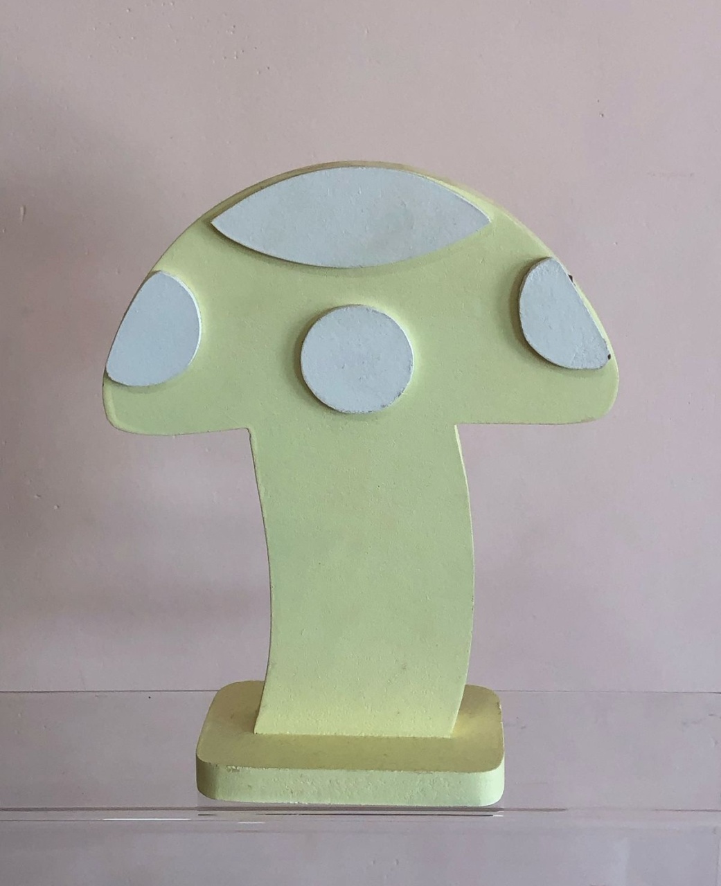 Cogumelo Amarelo de Mesa Mdf (21Cm) - Selminha Lokfest