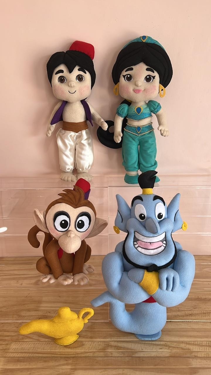 Kit Feltros Jasmine 4 Pçs - Selminha Lokfest