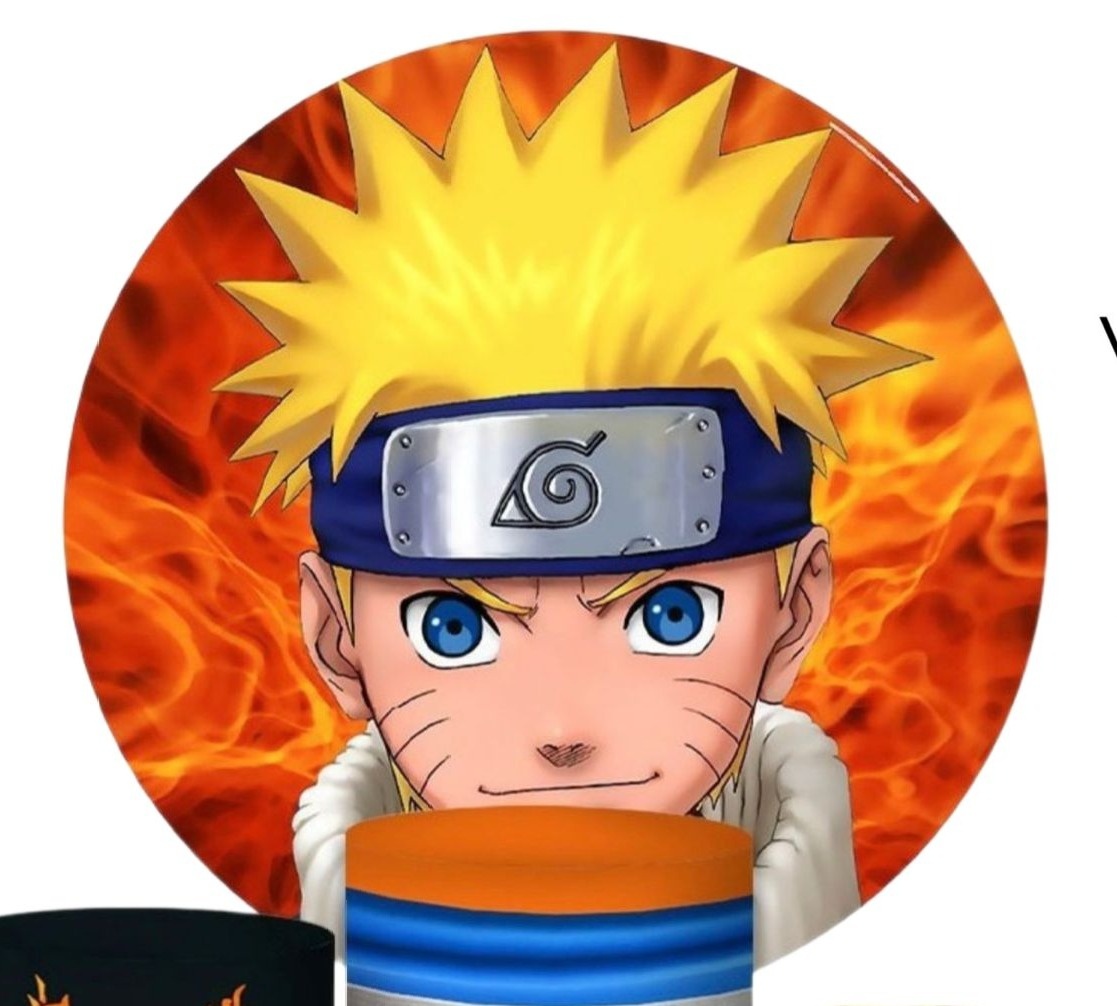 Capa Sublimada Painel Naruto (1,50M) - Selminha Lokfest