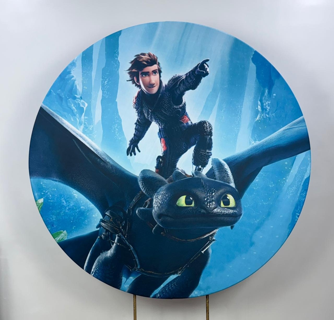 Capa Painel Redondo Sublimado Como Treinar Seu Dragão (1.50M) - Selminha Lokfest