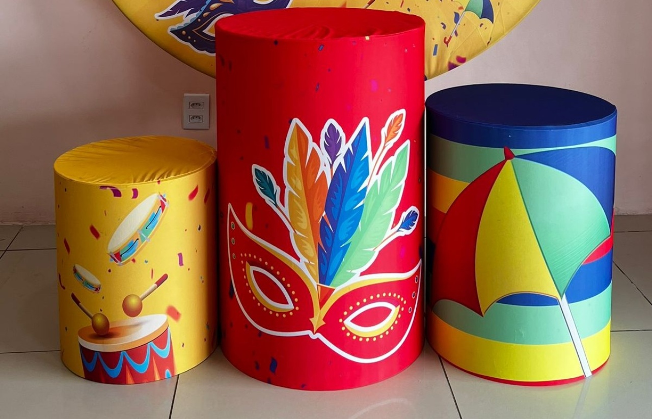 Trio Capas de Cilindros Sublimadas Bloquinho 01 - Selminha Lokfest