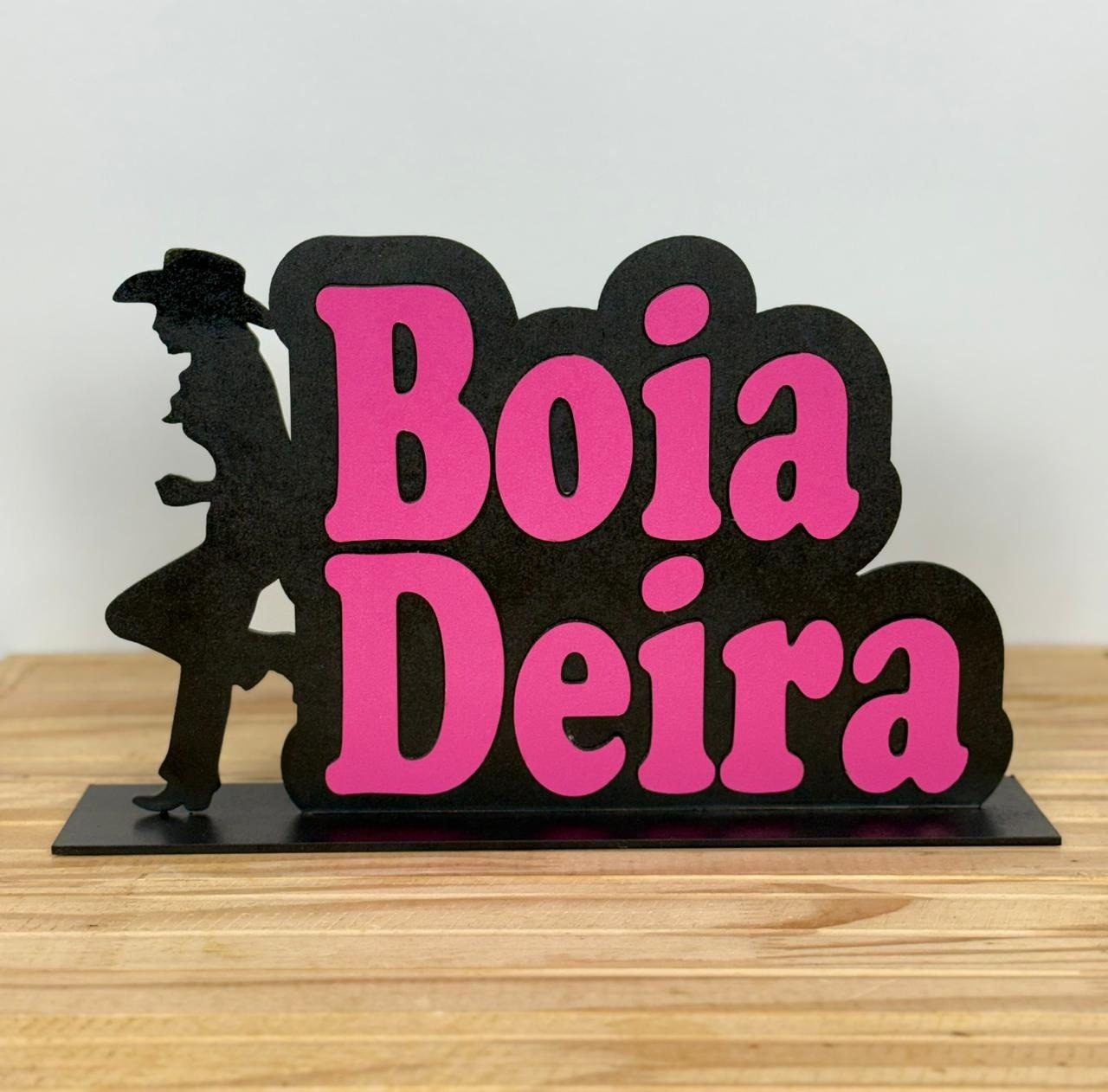 Display de Mesa Mdf Boiadeira (31X20Cm) - Selminha Lokfest
