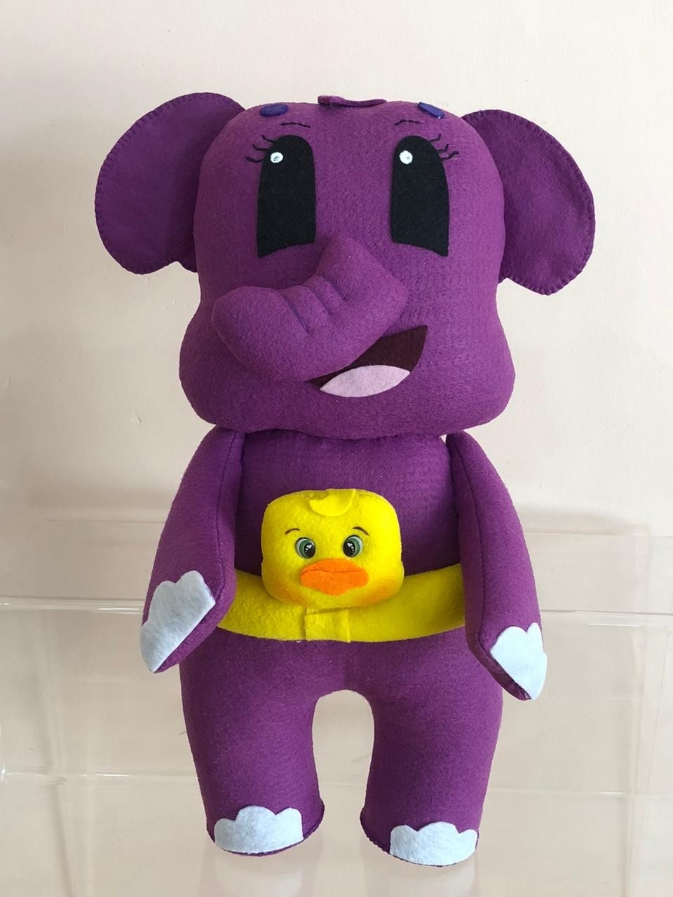 Valentinha (Elefantinha) Babytube Feltro - Selminha Lokfest