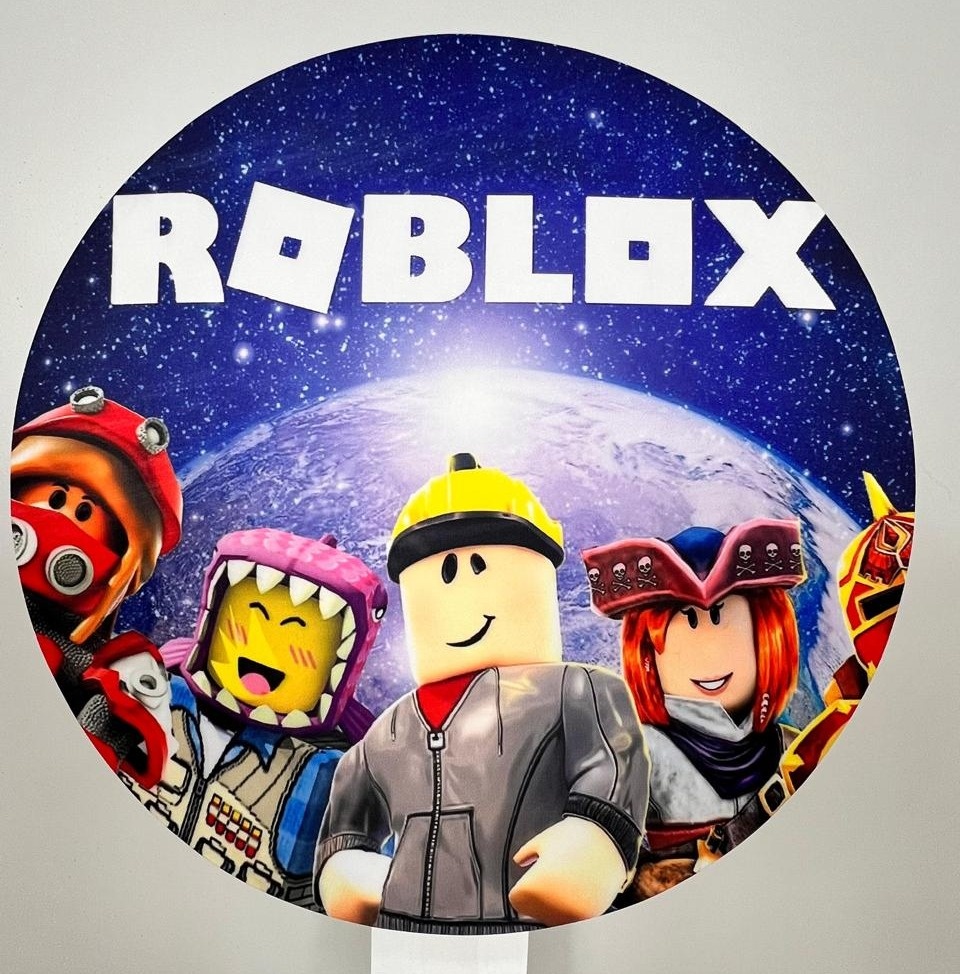 Capa Sublimada Mini Painel Roblox (50Cm) - Selminha Lokfest