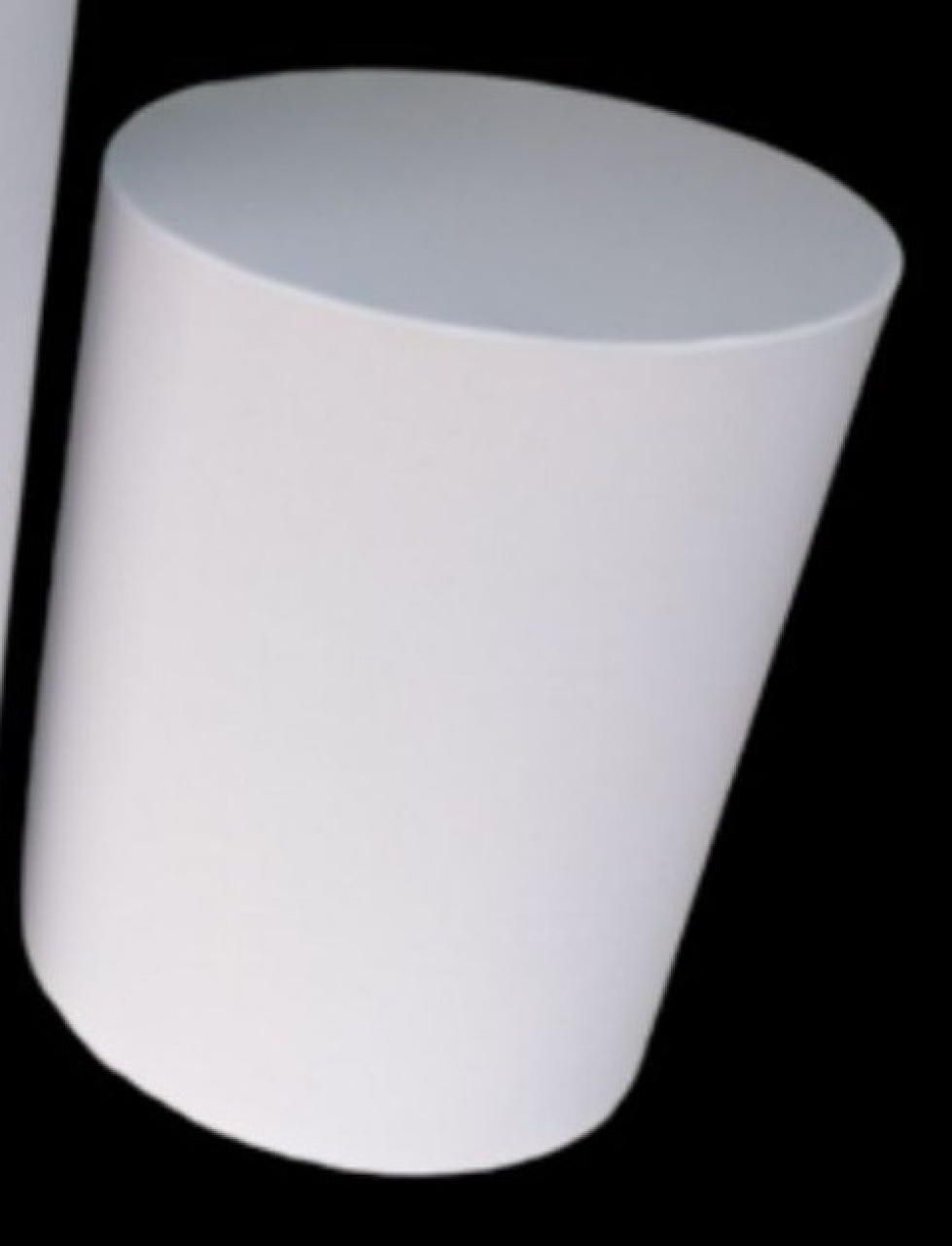 Capa Cilindro Médio Branco - Selminha Lokfest